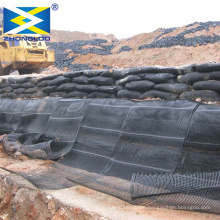 HDPE Uniaxial Plastic Geogrid For Reinforce The Retaining Wall